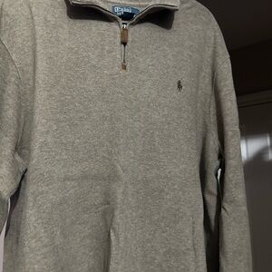 Polo by Ralph Lauren Heather Gray Zip-Up